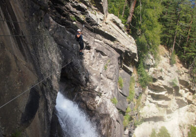 Jubiläumsklettersteig Lehner Wasserfall