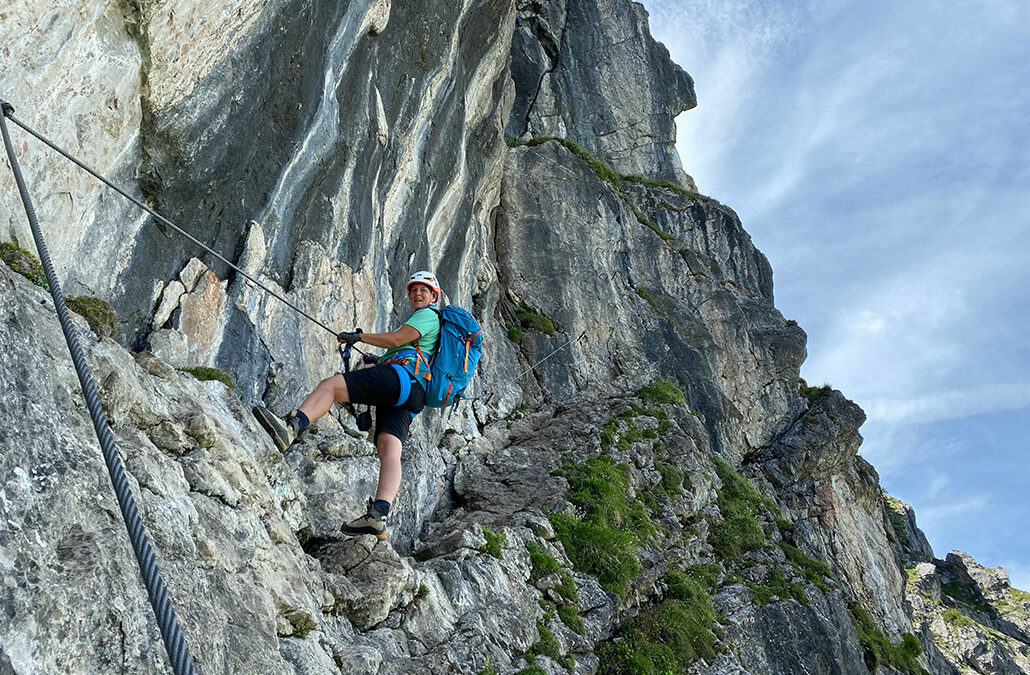 Zweiländer-Sportklettersteig
