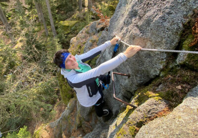 Hackelstein-Klettersteig am Augsburger Felsen