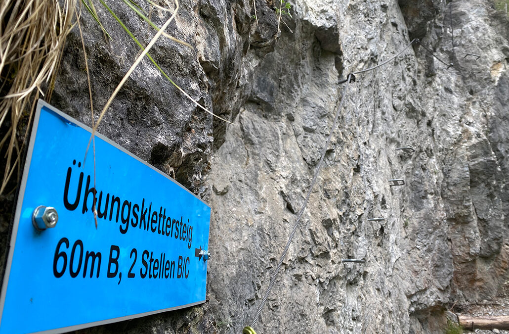 Übungsklettersteig Galitzenklamm