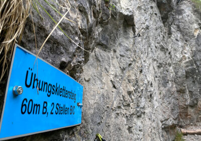 Übungsklettersteig Galitzenklamm