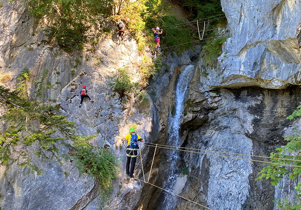 Wasserfall-Klettersteig St. Anton im Montafon