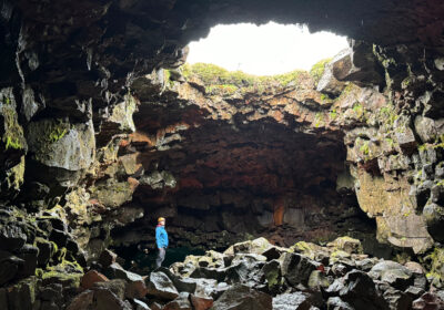 Raufarhólshellir lava tube – The Lava Tunnel