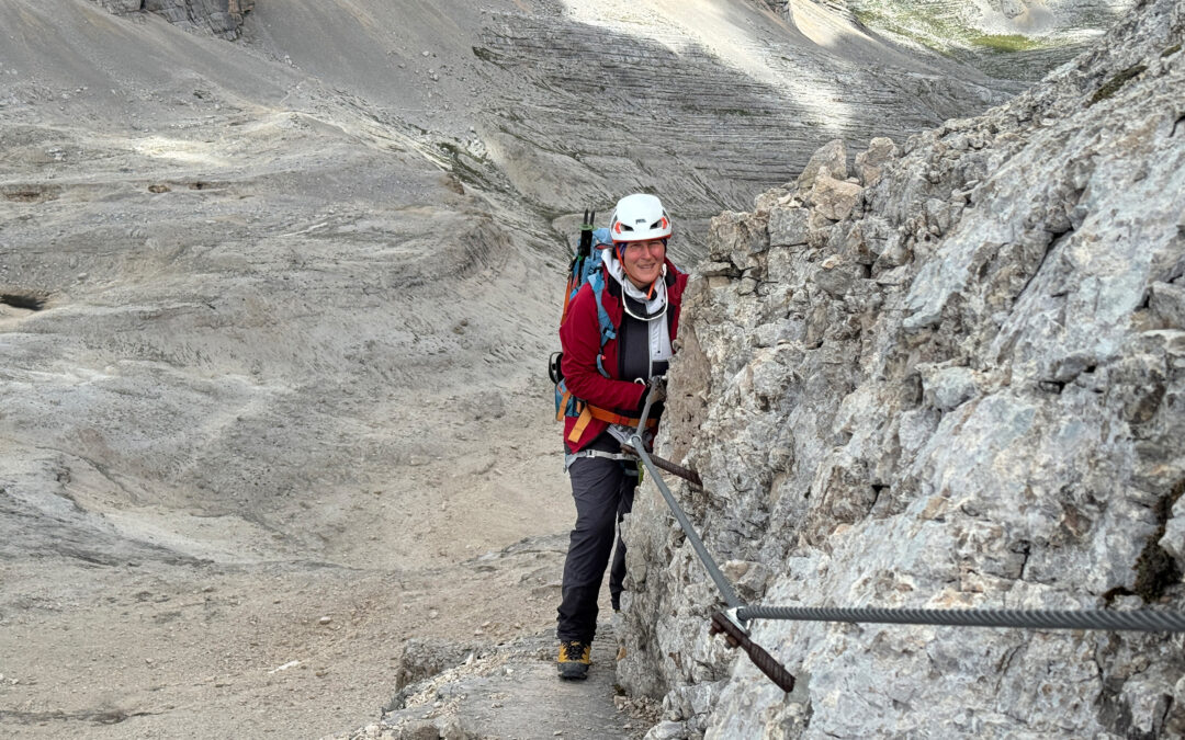 Conturines-Spitze Klettersteig, Tru Dolomieu